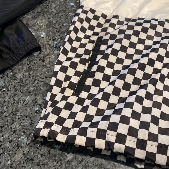 Beautiful Giant jacket 80’s checkerboard black and white pockets quarter zip - Picture 3 of 8